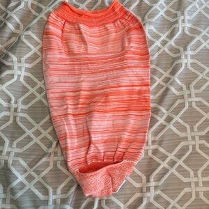 Orange Swaddelini Swaddle Sleep Sack size large